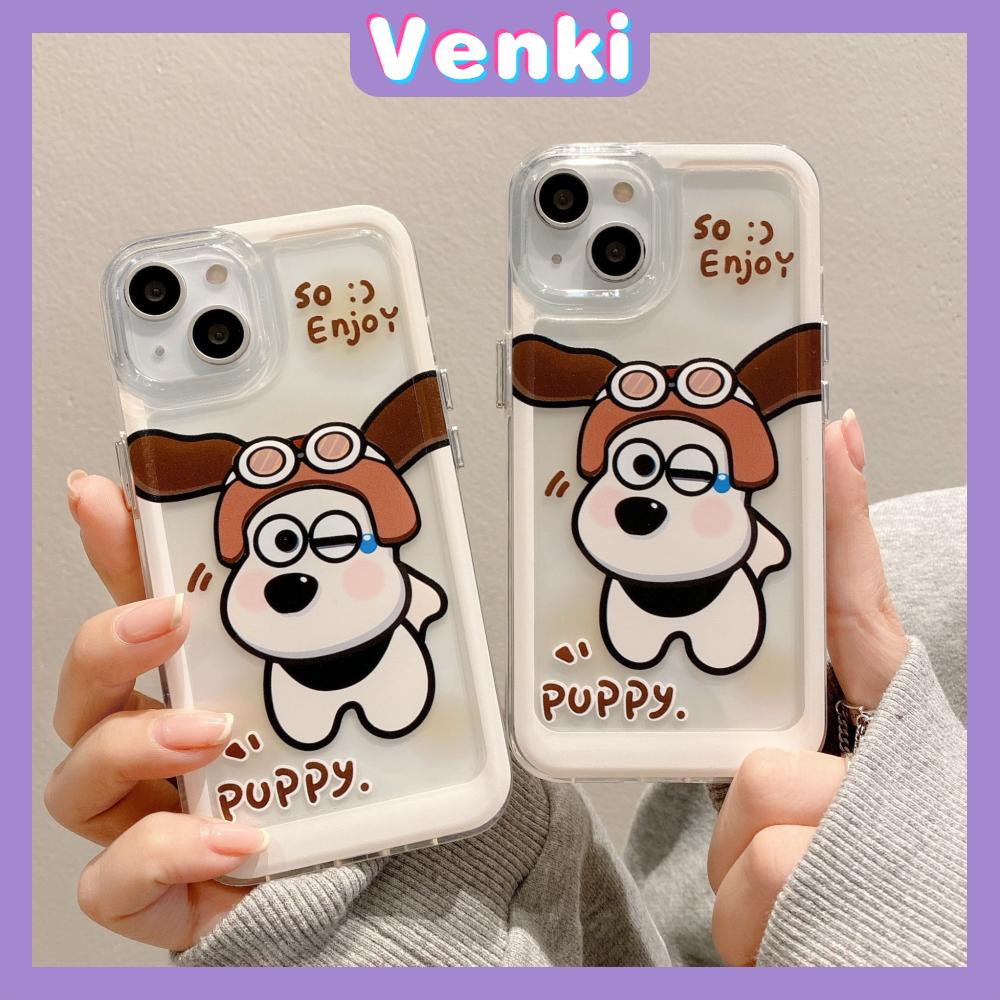 Case For iPhone 14 Pro Max Soft Silcone Big Hole Space Case Cartoon Cute Dog Plating Buttons Camera Protection Shockproof For iPhone 14 13 12 11 Plus Pro Max 6 7 8 Plus XR XS