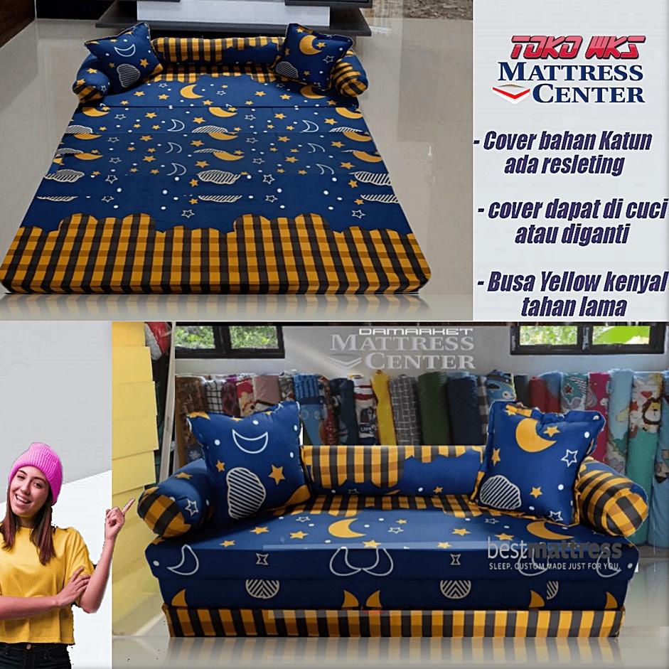 Hot Sales Sofa Bed Kasur Busa Lipat Sopa Ukuran 180x140x11cm kasur Duduk Tidur Sova Sofabed Spon ☠