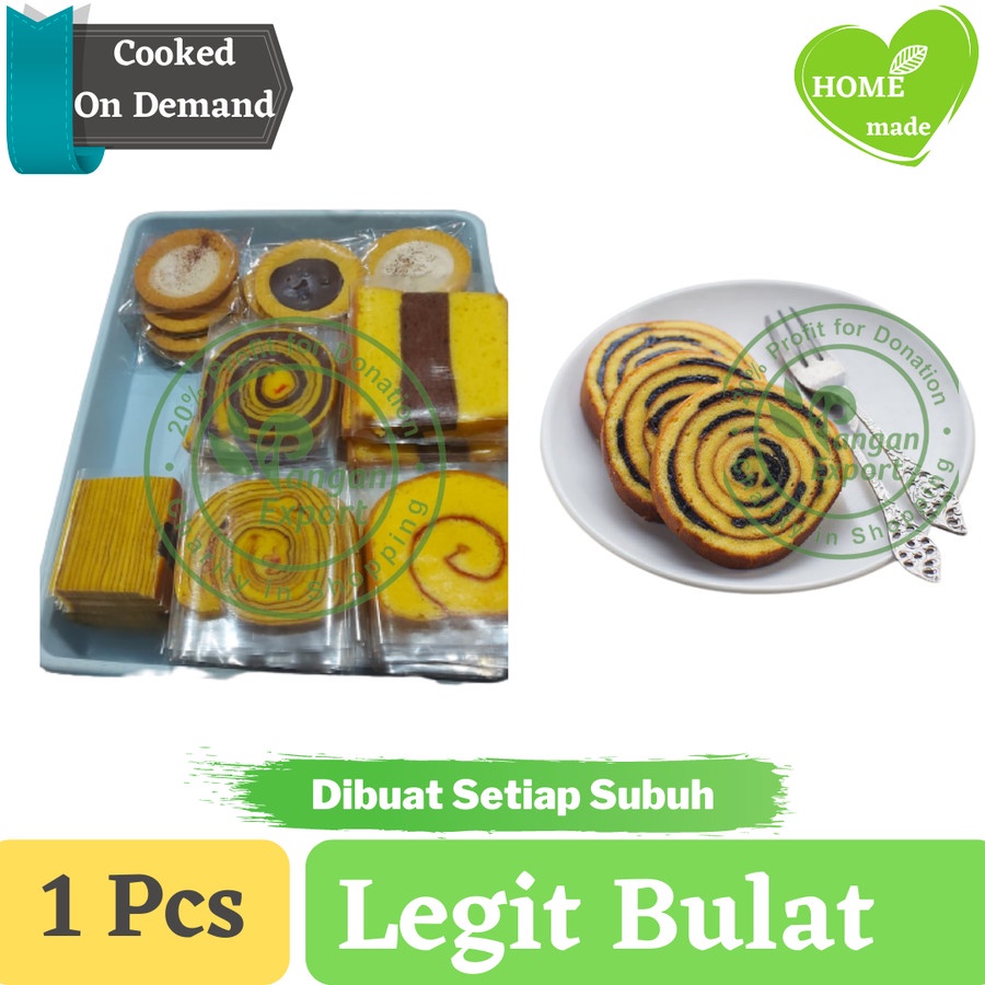 

Lapis Legit Bulat , Kue Basah , Jajanan pasar