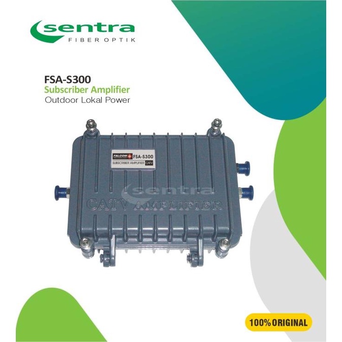 Falcom Booster CATV Distribution Amplifier FSA S300 Original
