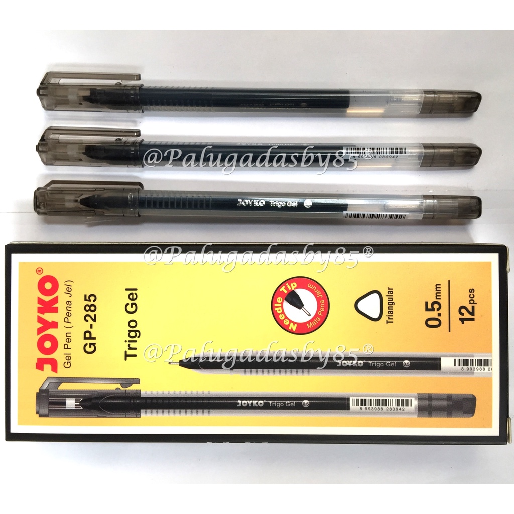 JOYKO Bolpen Joyko GP-285 Trigo Gel 0.5 Gel Pen (1 Pak Isi 12 Pcs) / Pena Gel Joyko GP 285 / Joyko G