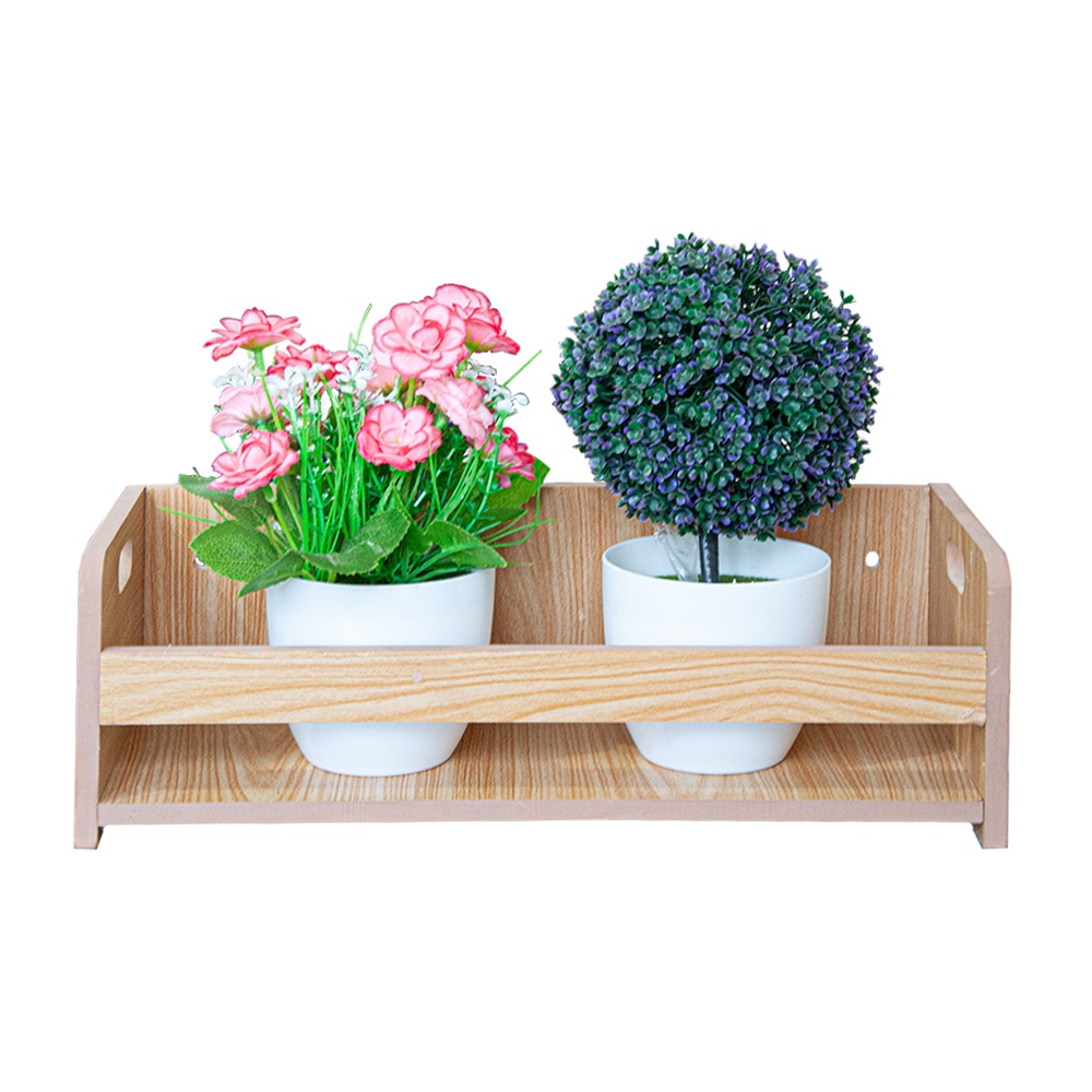 Rak Bumbu Gantung Dinding Dapur Tempat Penyimpanan Bumbu Minimalis Serbaguna Kayu MDF - CR019