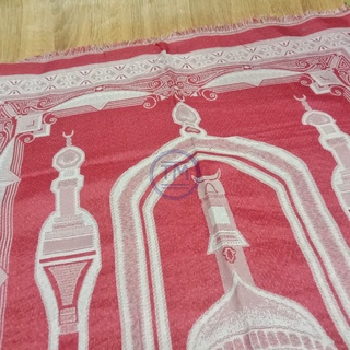 (1 KODI) Sajadah AL-QOYYUM Sajadah Travel Al-Qayyum Sajadah Souvenir Sajadah Alqoyyum Cocok Untuk Oleh-oleh Haji dan Umroh 20 PCS