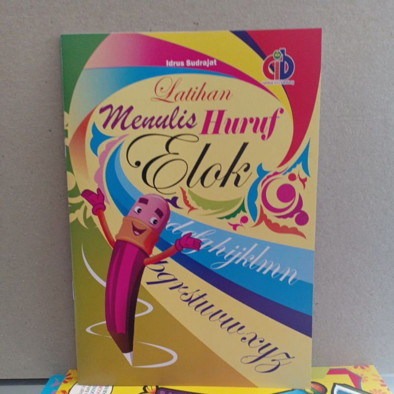 latihan menulis huruf elok A5.
