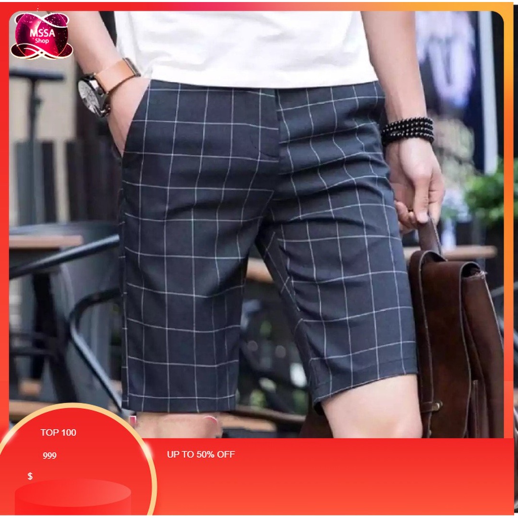 Celana Tartan pendek pria distro original / celana pendek tartan pria / celana katun kotak kotak COD