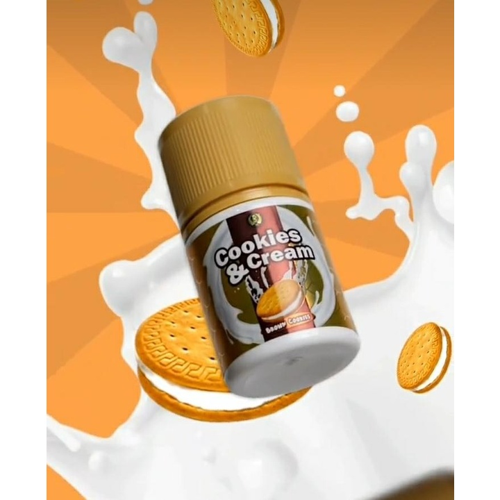 COOKIES &amp; CREAM BROWN COOKIE V6 BY RADJA BREWE 60ML LIQUID FREEBASE