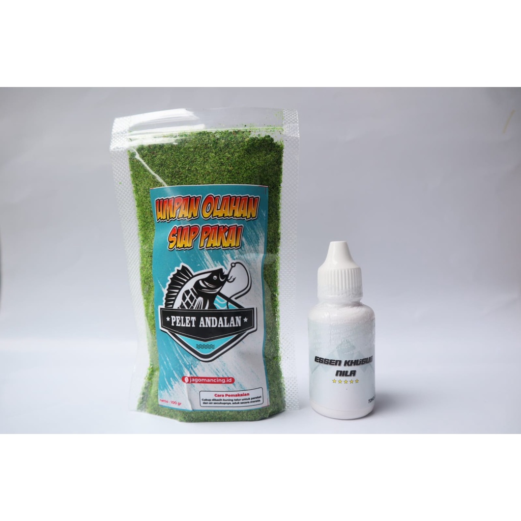 [BISA COD]Paket Essen Khusus Ikan Nila Susah Makan Untuk Umpan Lumut Cacing