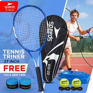 SPEEDS Raket Tennis Set Bola Raket Tenis Latihan Tenis Tennis Trainner Training Toll Exercise 27inch 032-22