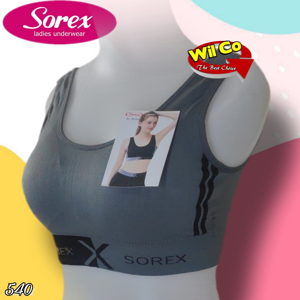 K540 BRA SPORT SOREX WANITA SOREX FREESIZE SIZE 34 - 40