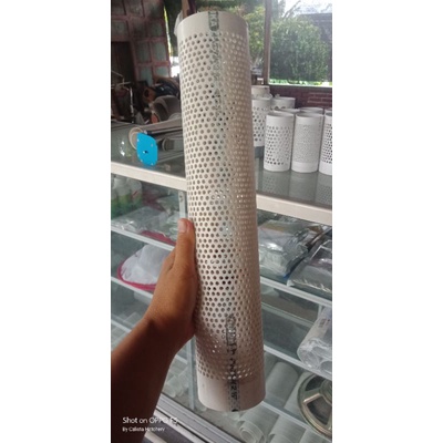 Filter kolam pipa 2,5inch AW lubang 4mm panjang 40cm