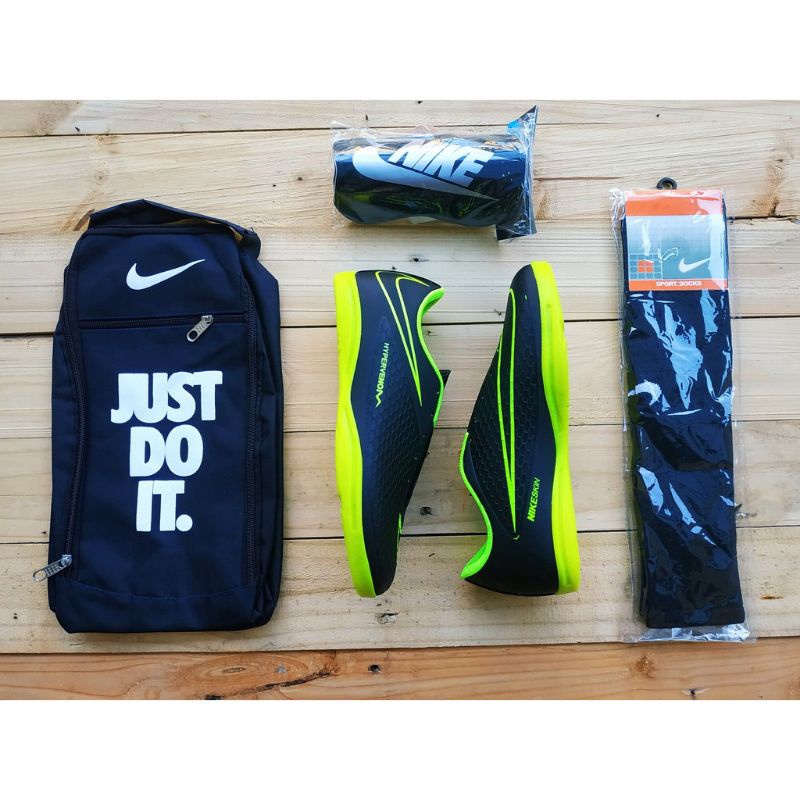 Paket Komplit Sepatu Futsal Nike Tiempo Hypervenom Mercurial X Superfly Series