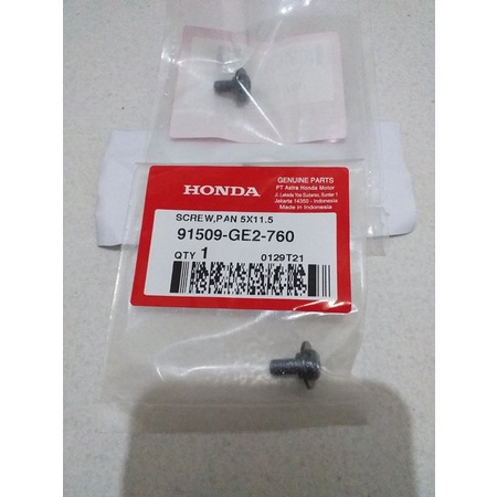 Baut Tebeng Leksil Cover Ada Bos Bos an Screw Pan 5X11.5 Original AHM