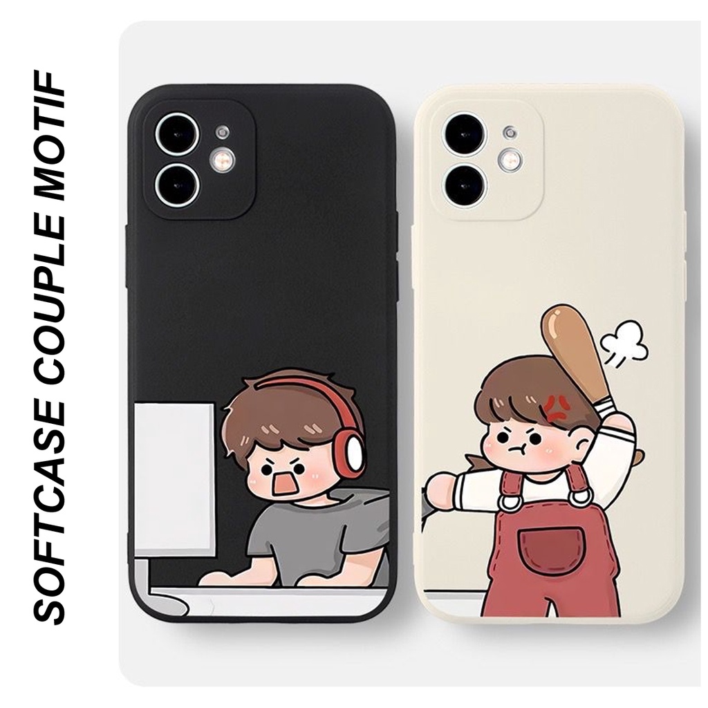 case couple type hp Xiomi all type / Silikon premium /Softcase macaron / NC-18