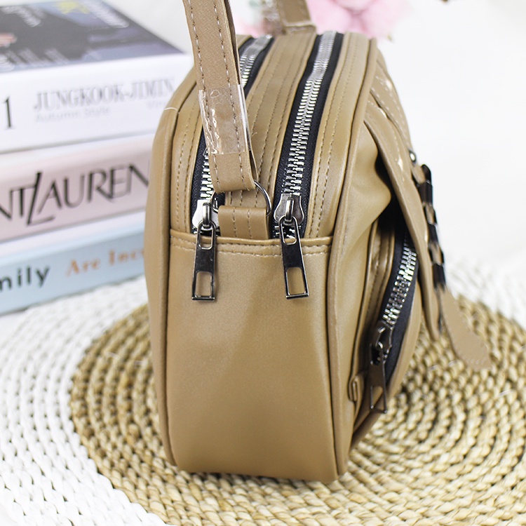 Luna Aura Tas Selempang Wanita Oval Cevron 3 Ruang Slingbag Wanita Terbaru Tas Wanita Kekinian Tas ootd