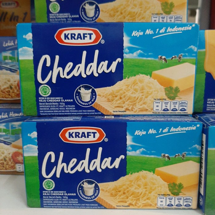 

T0P KRAFT KEJU CHEDDAR 165GR NICE