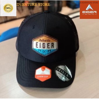 EIGER1989 TOPI PRIA LS RETRO PATH BLACK 0890 original