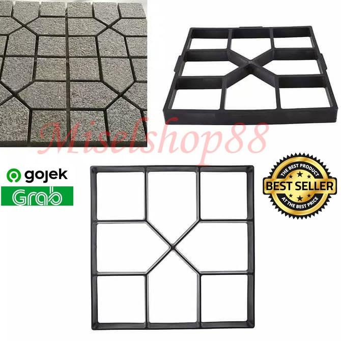SIAP KIRIM Y9530 bahan besi cetakan paving block jalan paving paving beton motif jalan taman ㅱ