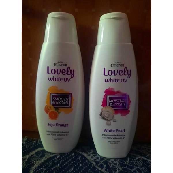 EMERON Lovely White UV Body Lotion 200ml | Emeron Hand Body Lotion