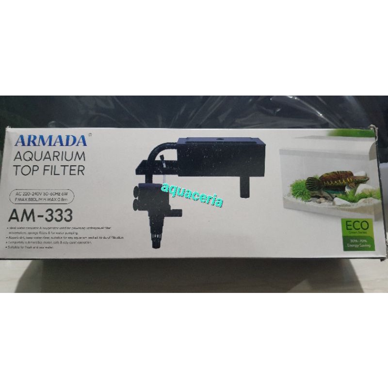 top filter aquarium ARMADA AM 333 aquarium aquascape