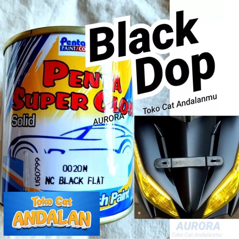 

Toko Cat Andalan - Cat Penta Super Gloss NC Black Flat 200ml Hitam Doff / Dop Dof Matt Matte Dull Duco Duko Diko Semprot Mobil Sepeda Motor Toko Cat Andalan Motor dan Mobil