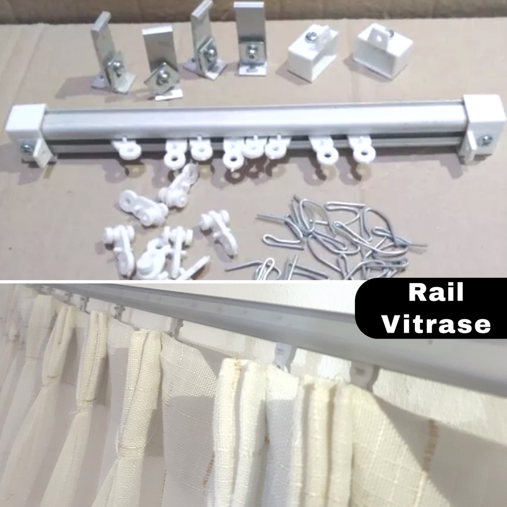 Jual Batang Gorden Kotak Rail Vitrase Fullset Roda Kawat Gordeng ...