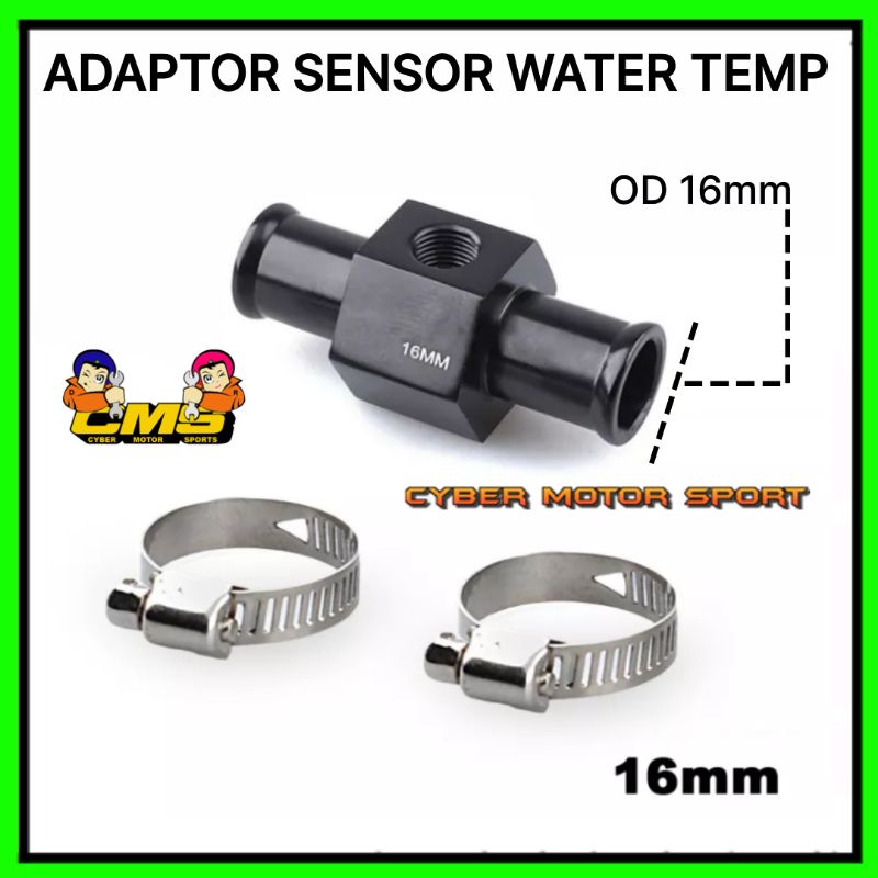 Jual adaptor 16mm sensor temperatur coolant radiator universal