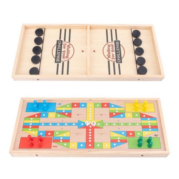 

Unik 2 in 1 Permainan Pacinko Football Pancinko Dan Bouncing Checkers Toy Murah