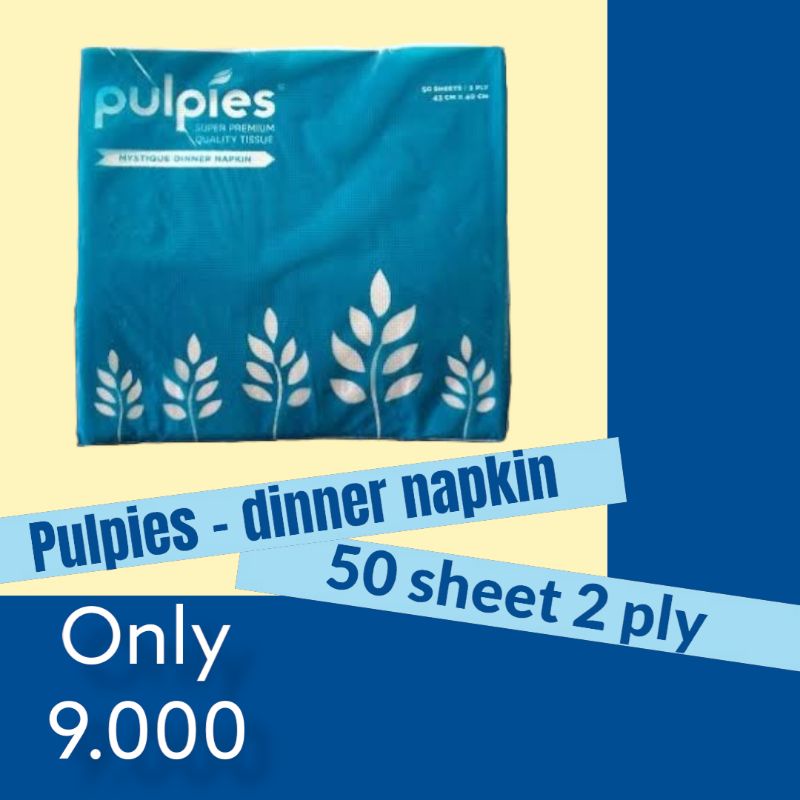 pulpies dinner napkin