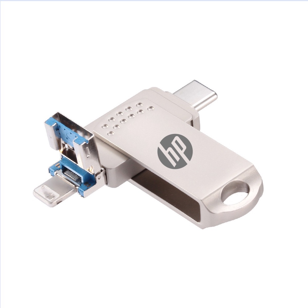 Hp 3in1 OTG USB Pendrive Flash Drive Eksternal Untuk iPhone / iPad / Komputer / Laptop / PC 1TB