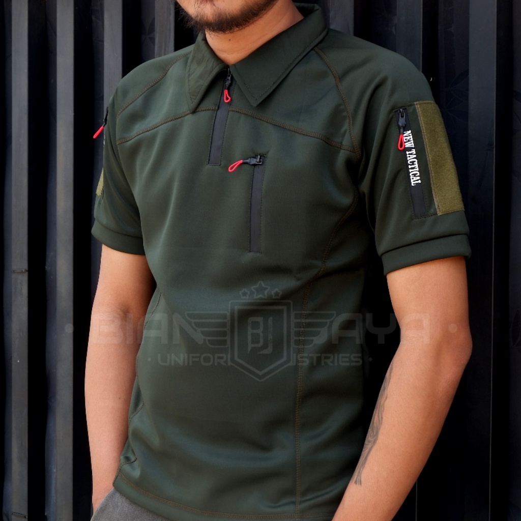 Terbaru kaos bdu tactical full Scuba Combat Polos lengan panjang