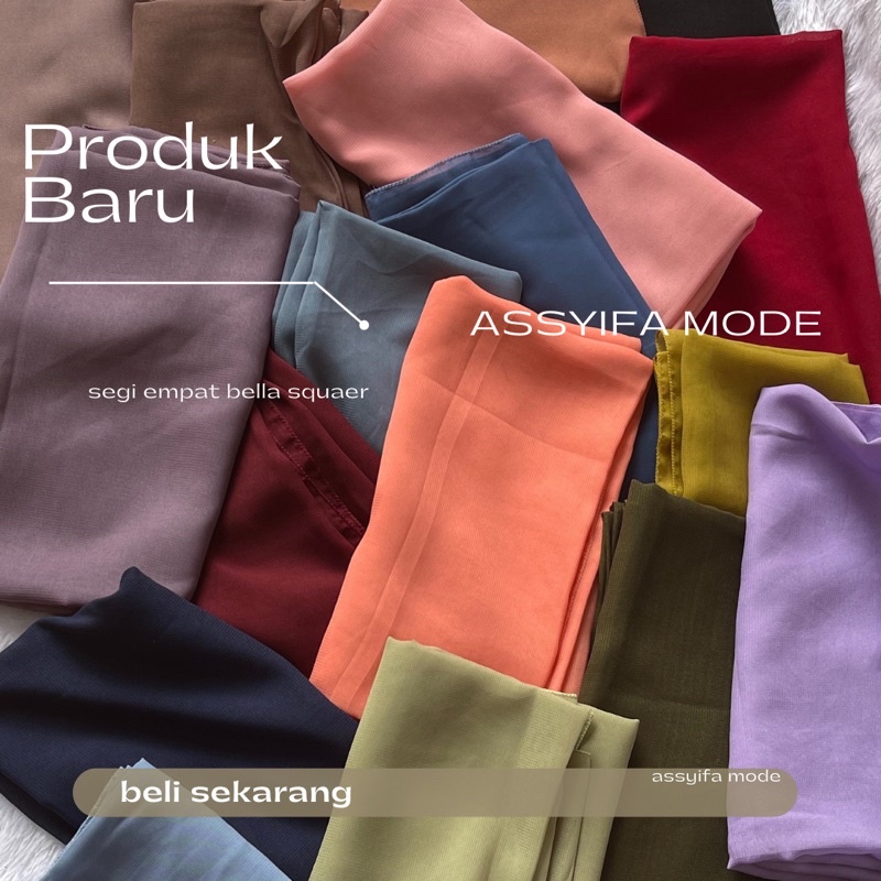 hijab segi empat BELA SQUARE