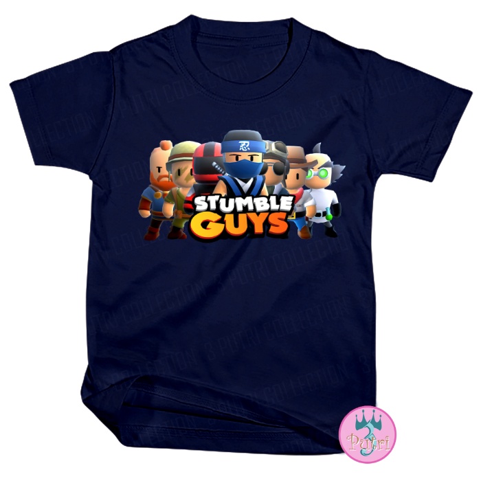 Baju STUMBLE GUYS Anak Laki Laki Keren Umur 3 4 5 6 7 8 9 10 11 12 Tahun / Kaos Distro Game Anak Cewek Perempuan