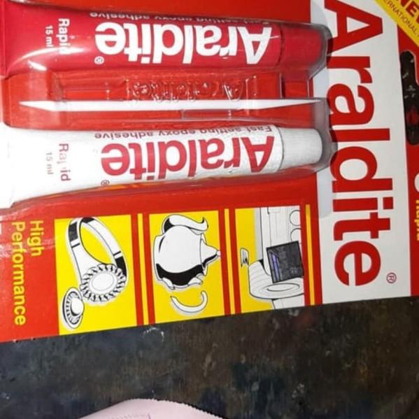 

lem araldite merah 5menit
