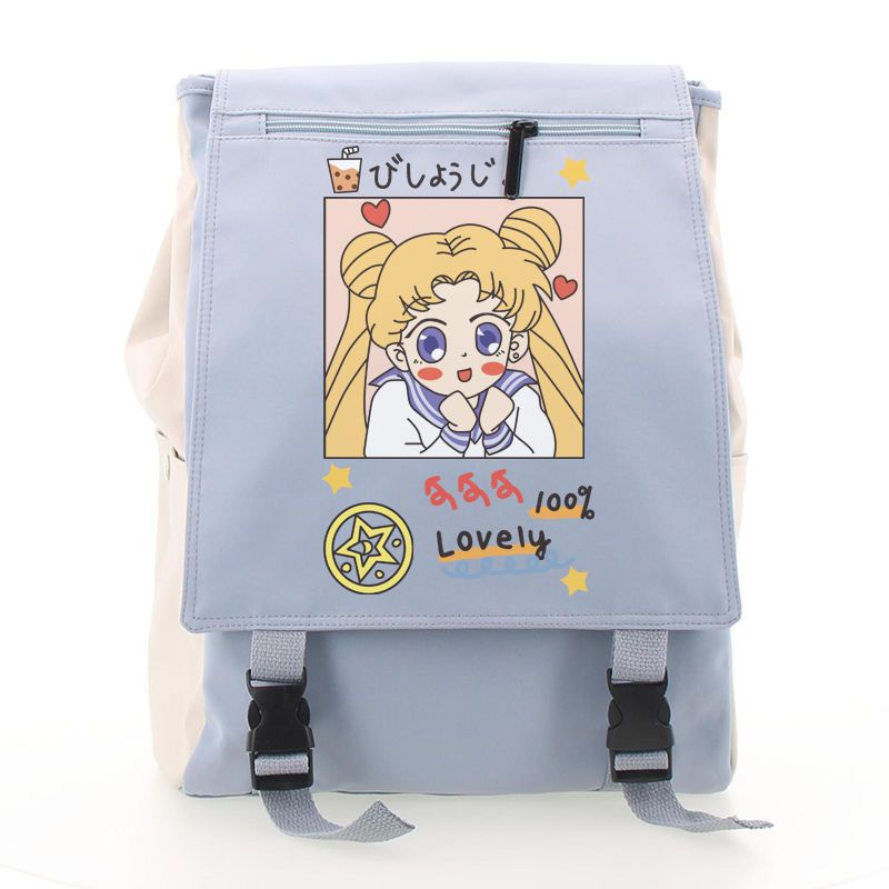 Sera Jepang lucu Sailor Moon ransel gadis lembut kecil segar gaya ins versi Korea dari tas ransel siswa Sakura