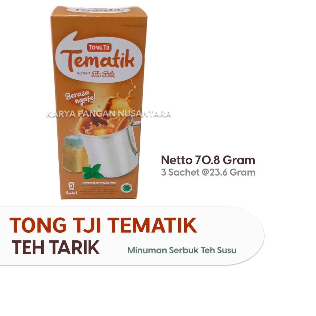 

TEH TONG TJI TEMATIK TEH TARIK TEA INSTANT TEH TARIK 3 SACHET