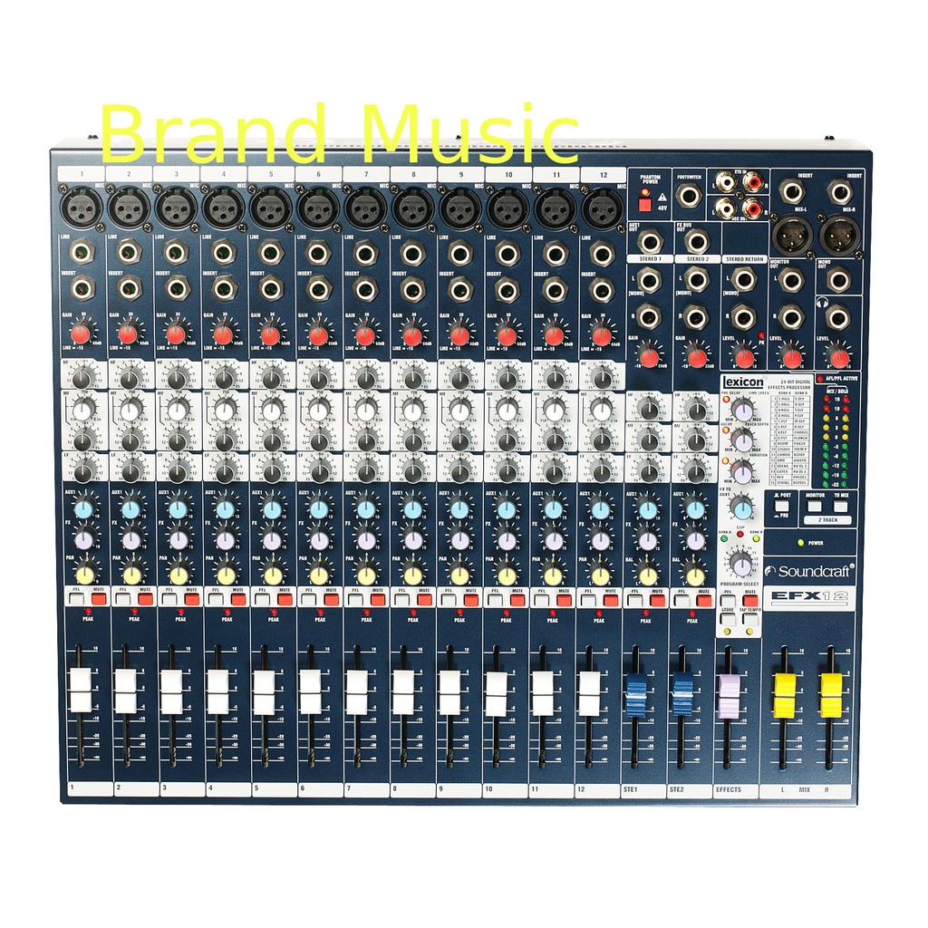 Mixer Audio Soundcraft EFX 12 / EFX12 / EFX-12 Original 12 Channel