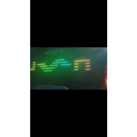 strobo text belakang