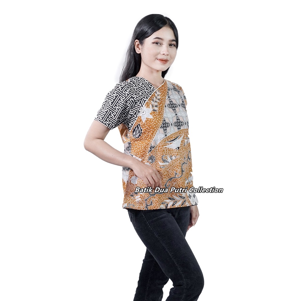 Blouse Batik Atasan Batik Wanita Bahan Katun By Batik Dua Putri Collection