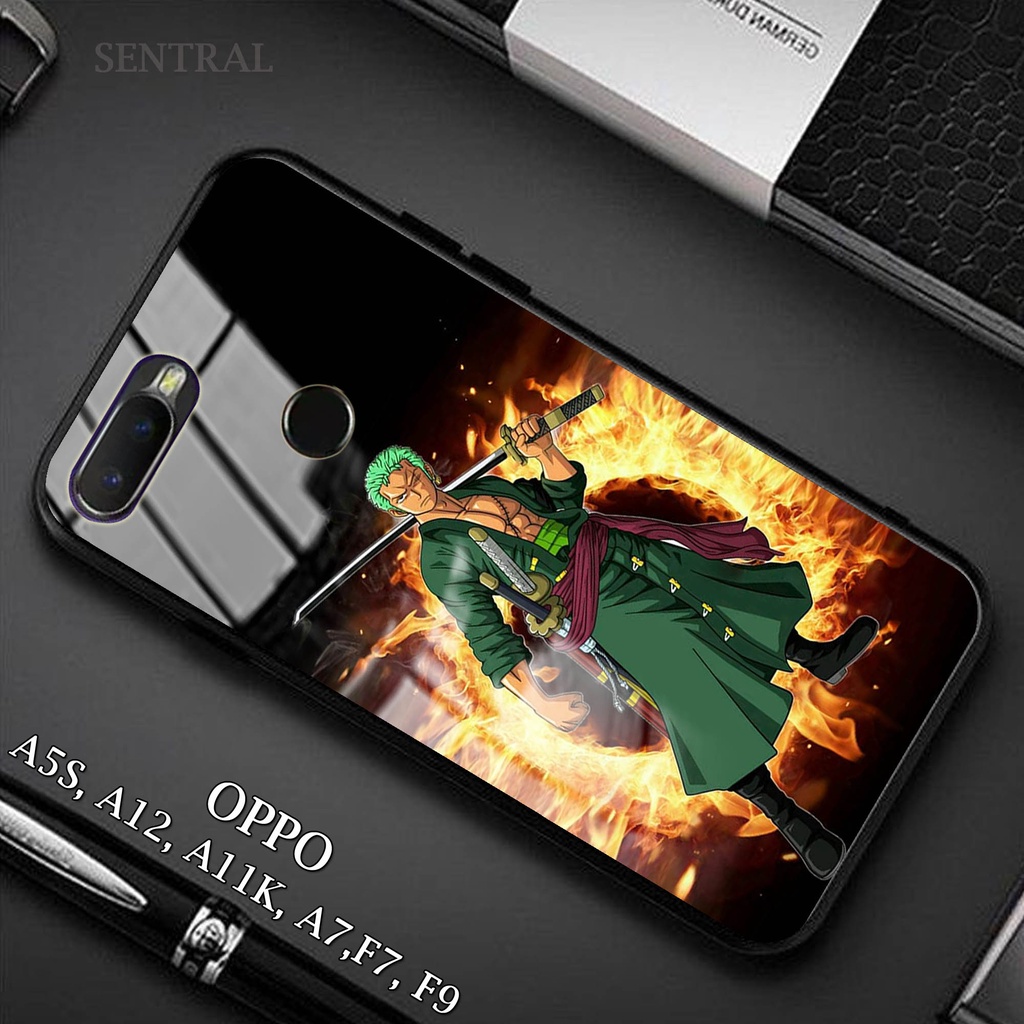 Softcase Glass Kaca OPPO A5s - Case Hp Pelindung Handphone OPPO A5s [ A82].
