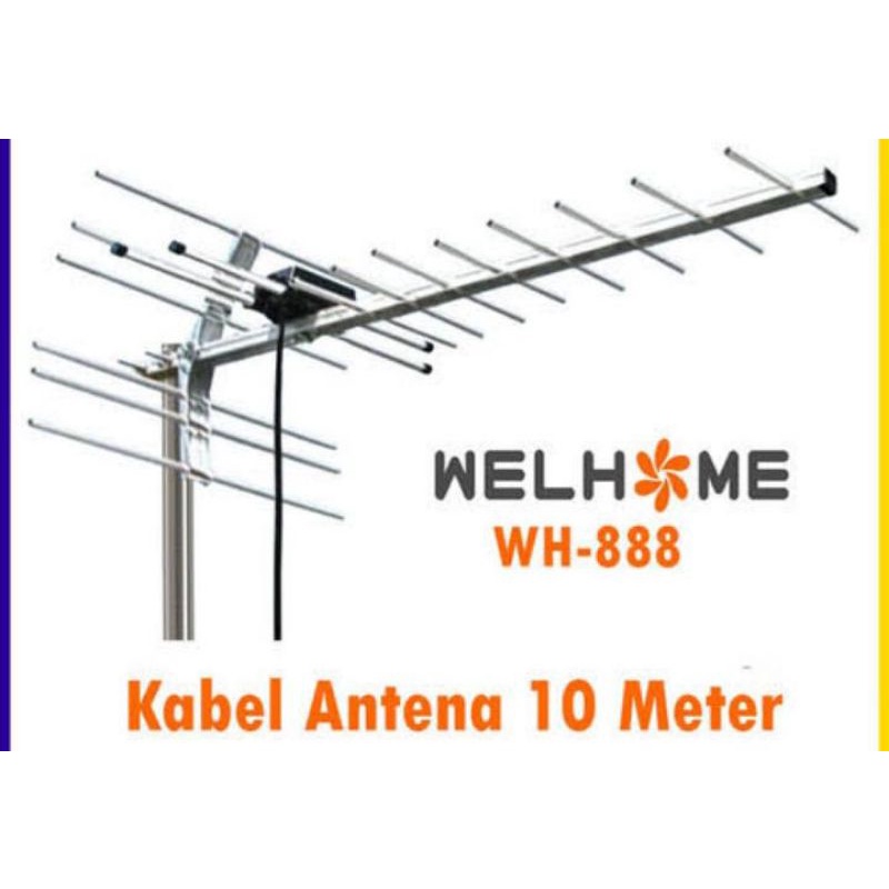 ANTENA TV DIGITAL OUTDOOR ALUMUNIUM WELHOME WH-888