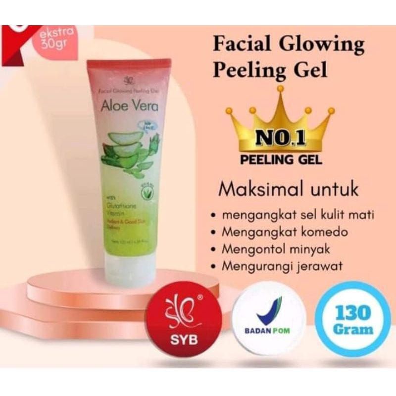 SYB ALOEVERA PELLING GEL FACIAL PELLING by SYB ALOEVERA 100gr + 30gr / PELLING GEL ALOEVERA BY SYB