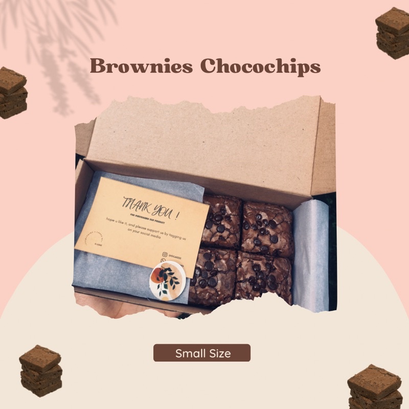 

Brownie/Small Size/chochocips on top