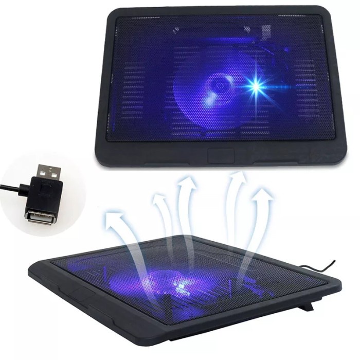 Pendingin Laptop Gaming Terbaik / Kipas Cooling Pad Notebook Tatakan
