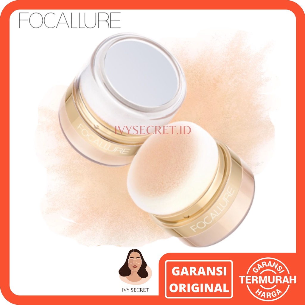 Focallure Setting Powder Amber Gold Series Focallure Powder Focallure Face Powder Focallure Bedak Tabur Focallure Bedak Focallure Loose Powder Focallure