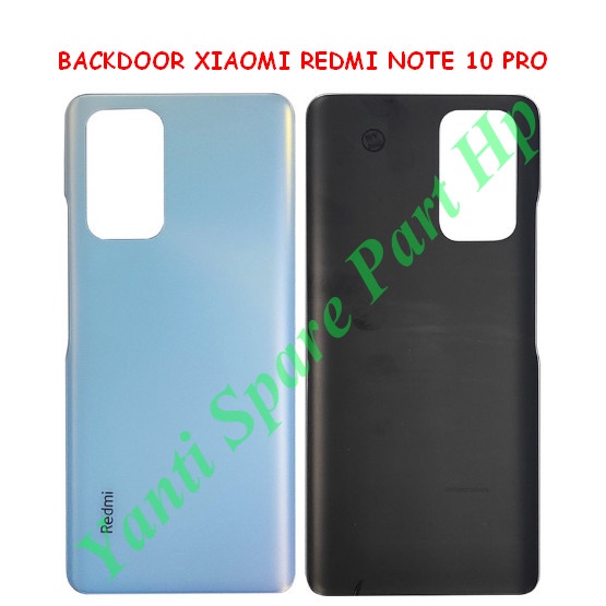 Backdoor Tutup Belakang Xiaomi Redmi Note 10 Pro Original New