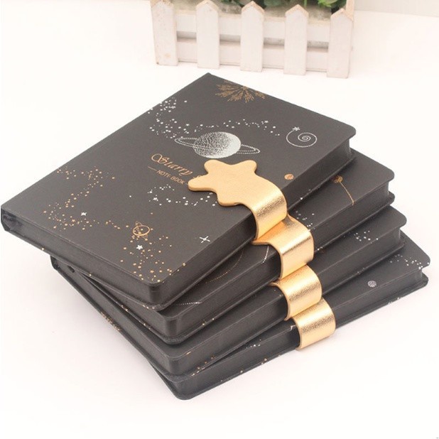

Note Diary Black Starry Sky Gold&Leisure Holiday