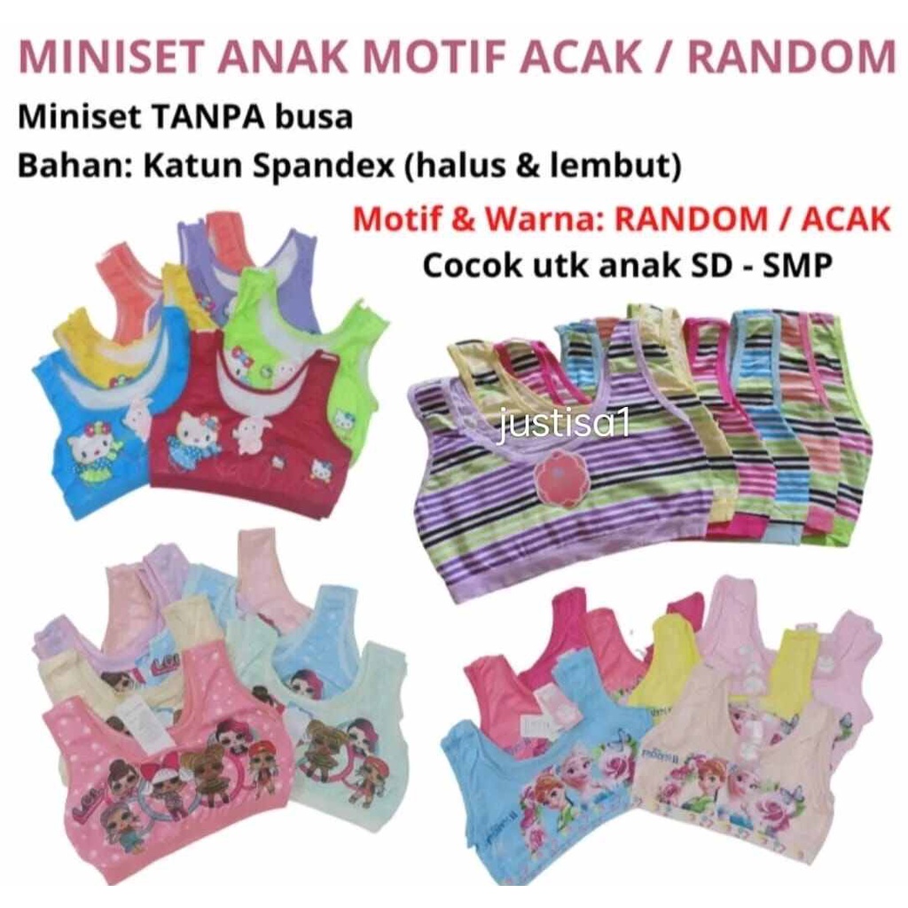 MIX..3 PCS MINISET KARAKTER LUCU SD USIA 10 TAHUN - 14 TAHUN