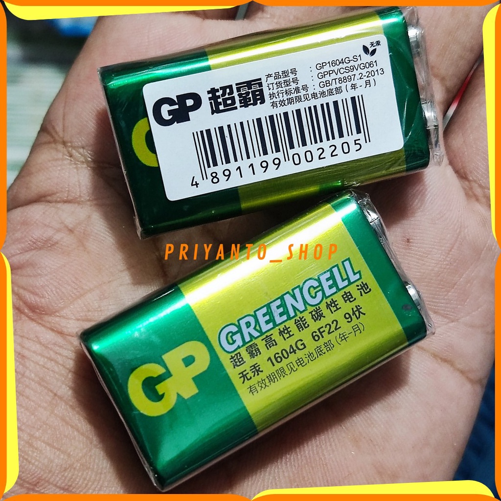 Battery baterai Batre Kotak GP 9V GF22 Asli Awet