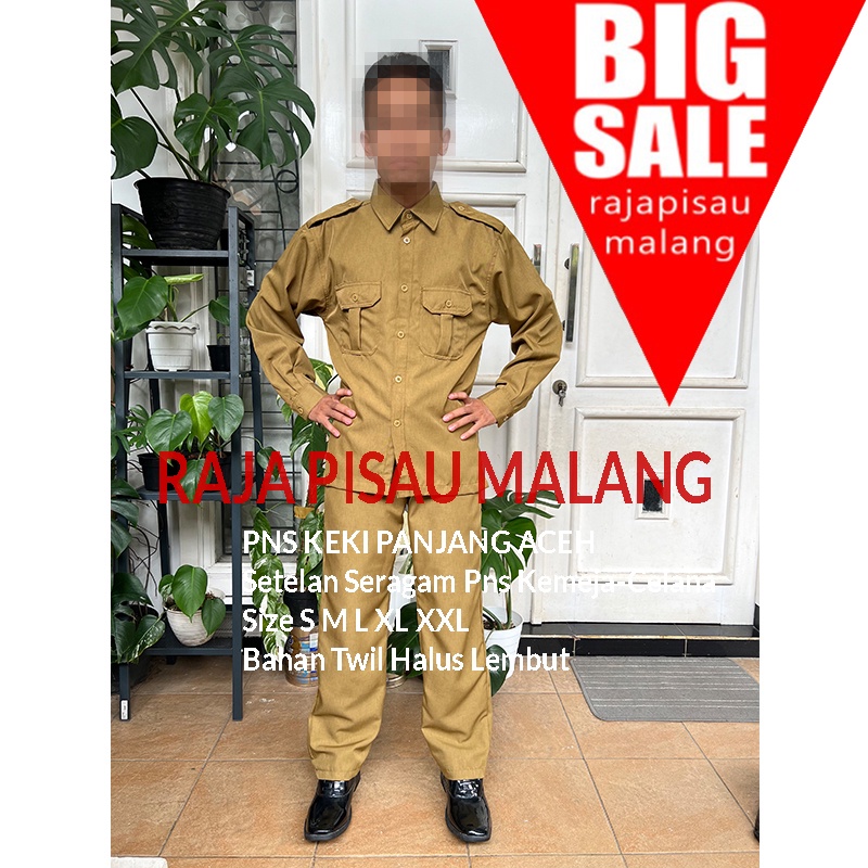 Seragam PNS Pria Lengan Panjang Baju Dinas Pemda Baju PNS Khaki Tua Baju Pemda Pria Seragam Guru Seragam Pegawai Desa Lengan Pendek Panjang Murah