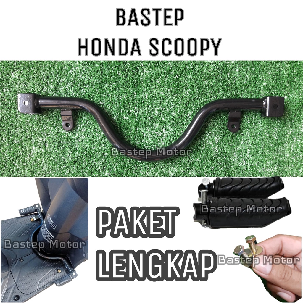 FOOTSTEP BASTEP PIJAKAN KAKI SCOOPY LED LENGKAP